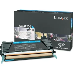 Lexmark CX734/C746/CX738 6000 Page Yield Toner Cartridge - Cyan