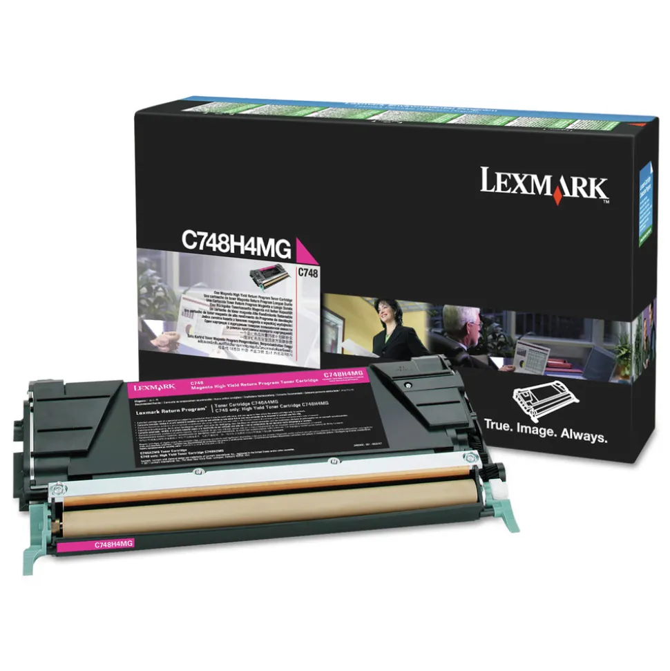 Lexmark Return Program 10000 Page High Yield TAA Compliant Toner Cartridge - Magenta