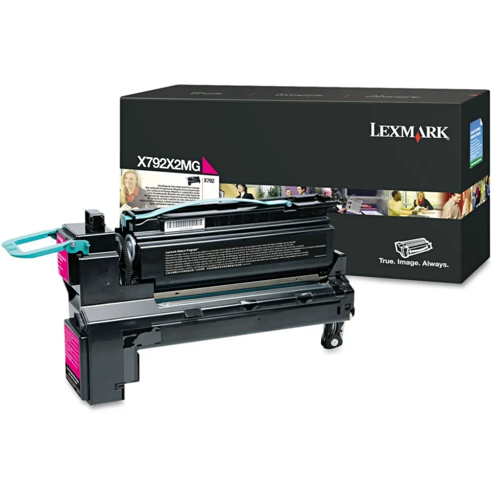 Lexmark X792 20000 Page High-Yield Toner Cartridge - Magenta