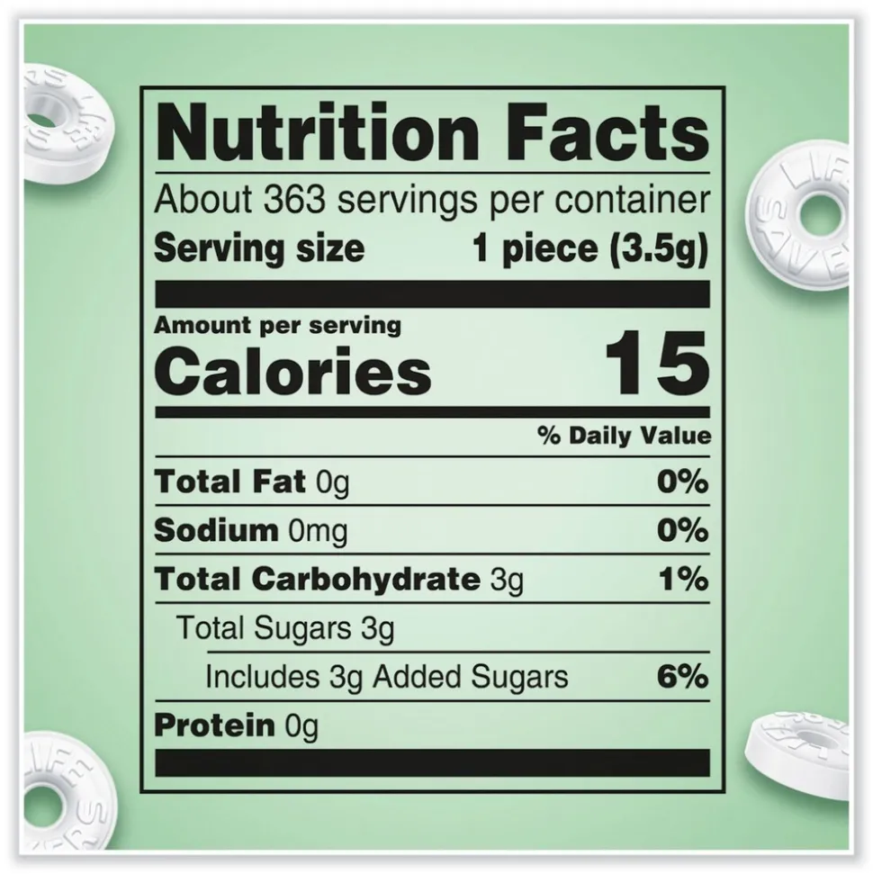 LifeSavers MMM29060 50 oz. Wint-O-Green Hard Candy Mints