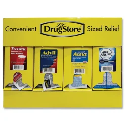 Lil' Drugstore Plastic Case Single-Dose Medicine Dispenser - Yellow