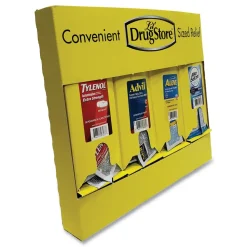 Lil' Drugstore Plastic Case Single-Dose Medicine Dispenser - Yellow