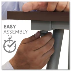 Linea Italia Trento Line 59.13 in. x 23.63 in. x 29.5 in. Rectangular Desk - Shaker Cherry