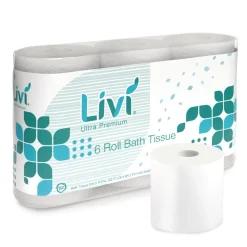 Livi Ultra Premium 2-Ply Bath Tissue - White (1-Carton)
