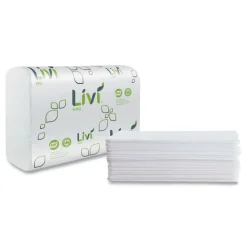 Livi VPG 9.45 in. x 9.06 in. 1-Ply Multifold Towel - White (1-Carton)