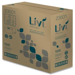 Livi VPG Select 3.3 in. x 1000 ft. 2-Ply Jumbo Bath Tissue - White (1-Carton)