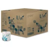 Livi VPG Select 4.06 in. x 3.75 in. 2-Ply Septic-Safe Bath Tissue - White (80/Carton)