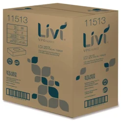 Livi VPG Select 2-Ply Flat Box Facial Tissue - White (30 Boxes/Carton)