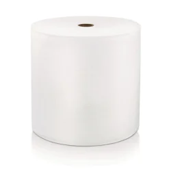 LoCor 8 in. x 800 ft. 1-Ply Hard Wound Roll Towel - White (6/Carton)