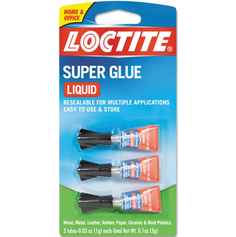 Loctite 0.11 oz Super Glue - Dries Clear (3/Pack)