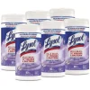 LYSOL Brand 19200-89347 7 in. x 7.25 in. 1-Ply Disinfecting Wipes - Early Morning Breeze, White (6 Canisters/Carton)