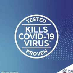 LYSOL Brand 19200-89347 7 in. x 7.25 in. 1-Ply Disinfecting Wipes - Early Morning Breeze, White (6 Canisters/Carton)