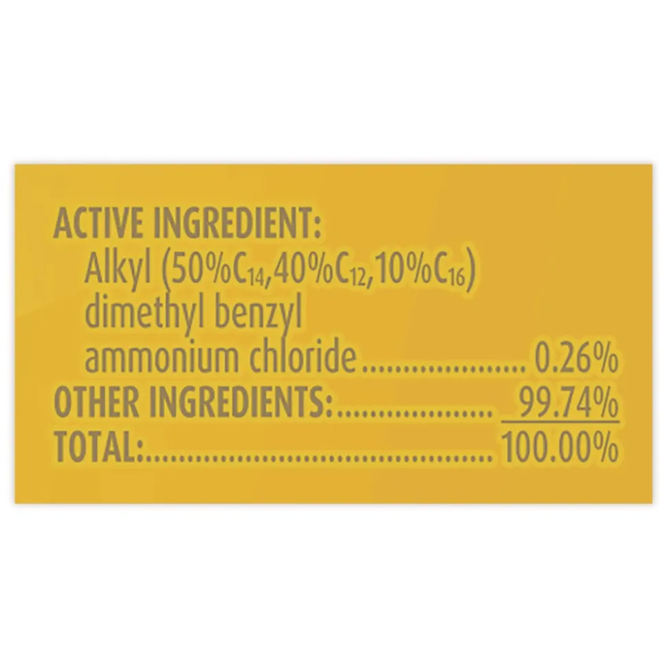 LYSOL Brand 19200-99856 6 in. x 8 in. 1-Ply Professional Disinfecting Wipe Bucket - Lemon and Lime Blossom White (2/Carton)