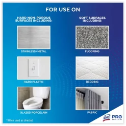 LYSOL Brand 19200-99608 19 oz. Aerosol Spray Disinfectant Spray - Crisp Linen (4/Carton)