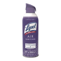 LYSOL Brand 19200-99394 10 oz Aerosol Can Air Sanitizer Spray - Light Breeze Scent (6/Carton)