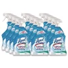 LYSOL Brand 19200-99828 Bathroom Cleaner with Hydrogen Peroxide Cool Spring Breeze 32 oz Trigger Spray Bottle (12/Carton)