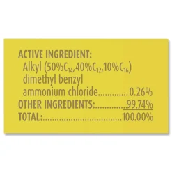 LYSOL Brand 7 in. x 7.25 in. 1-Ply Disinfecting Wipes - Lemon and Lime Blossom, White (80 Wipes/Canister)