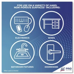 LYSOL Brand 7 in. x 7.25 in. 1-Ply Disinfecting Wipes - Crisp Linen/White