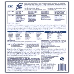 LYSOL Brand 6 in. x 8 in. 1-Ply Professional Disinfecting Wipe Bucket Refill - Lemon and Lime Blossom White (2/Carton)