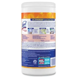 LYSOL Brand 7 in. x 7.25 in. 1-Ply Disinfecting Wipes - Mango and Hibiscus/White