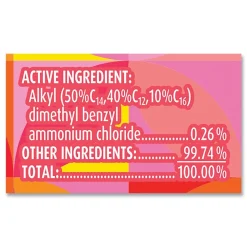 LYSOL Brand 7 in. x 7.25 in. 1-Ply Disinfecting Wipes - Mango and Hibiscus/White