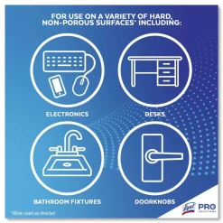 LYSOL Brand 7 in. x 7.25 in. 1-Ply Disinfecting Wipes - Mango and Hibiscus/White