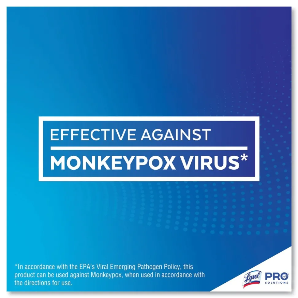 LYSOL Brand 6 in. x 8 in. 1-Ply Professional Disinfecting Wipe Bucket - Lemon and Lime Blossom White