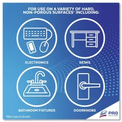 LYSOL Brand 6 in. x 8 in. 1-Ply Professional Disinfecting Wipe Bucket - Lemon and Lime Blossom White