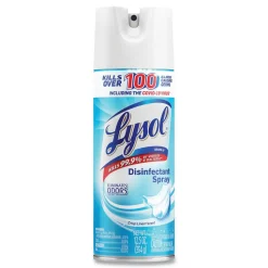 LYSOL Brand 12.5 oz. Aerosol Disinfectant Spray - Crisp Linen Scent