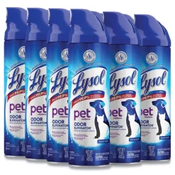 LYSOL Brand 15 oz. Aerosol Disinfectant Spray II Pet Odor Eliminator - Fresh (12/Carton)
