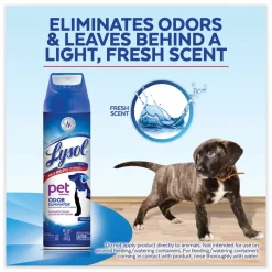 LYSOL Brand 15 oz. Aerosol Disinfectant Spray II Pet Odor Eliminator - Fresh (12/Carton)