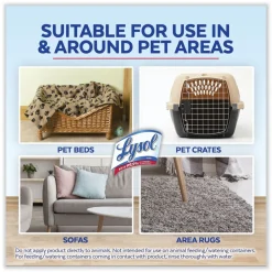 LYSOL Brand 15 oz. Aerosol Disinfectant Spray II Pet Odor Eliminator - Fresh (12/Carton)