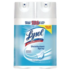 LYSOL Brand 12.5 oz. Aerosol Disinfectant Spray - Crisp Linen (6/Carton)