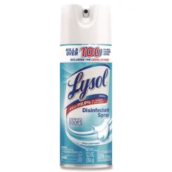 LYSOL Brand 12.5 oz. Aerosol Disinfectant Spray - Crisp Linen Scent (12/Carton)