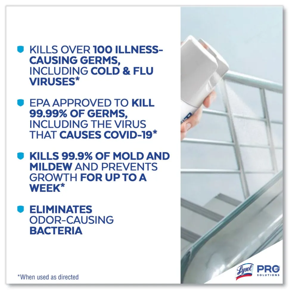 LYSOL Brand 19 oz Aerosol isinfectant Spray - Crisp Linen Scent D (12/Carton)