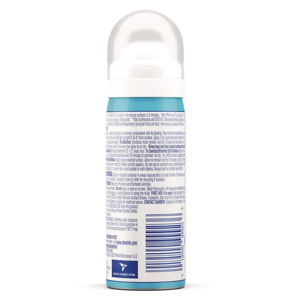 LYSOL Brand 1.5 oz Aerosol To Go Disinfectant Spray - Crisp Linen Scent (12/Carton)