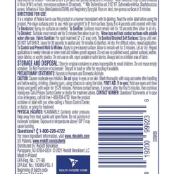 LYSOL Brand 1.5 oz Aerosol To Go Disinfectant Spray - Crisp Linen Scent (12/Carton)