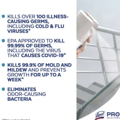 LYSOL Brand 1.5 oz Aerosol To Go Disinfectant Spray - Crisp Linen Scent (12/Carton)