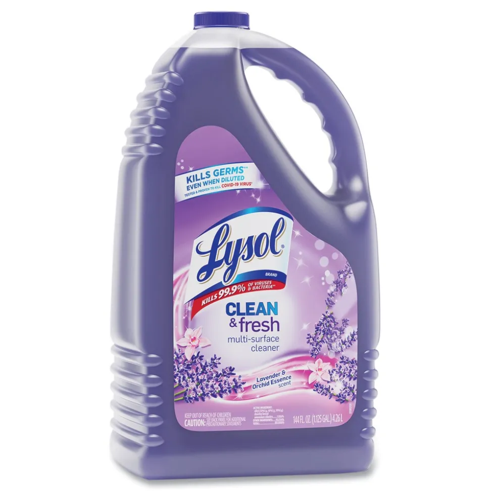 LYSOL Brand 144 oz. Bottle Clean and Fresh Multi-Surface Disinfectant Cleaner - Lavender and Orchid Essence