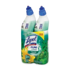 LYSOL Brand 24 oz. Cling and Fresh Toilet Bowl Cleaner - Forest Rain (4/Carton)