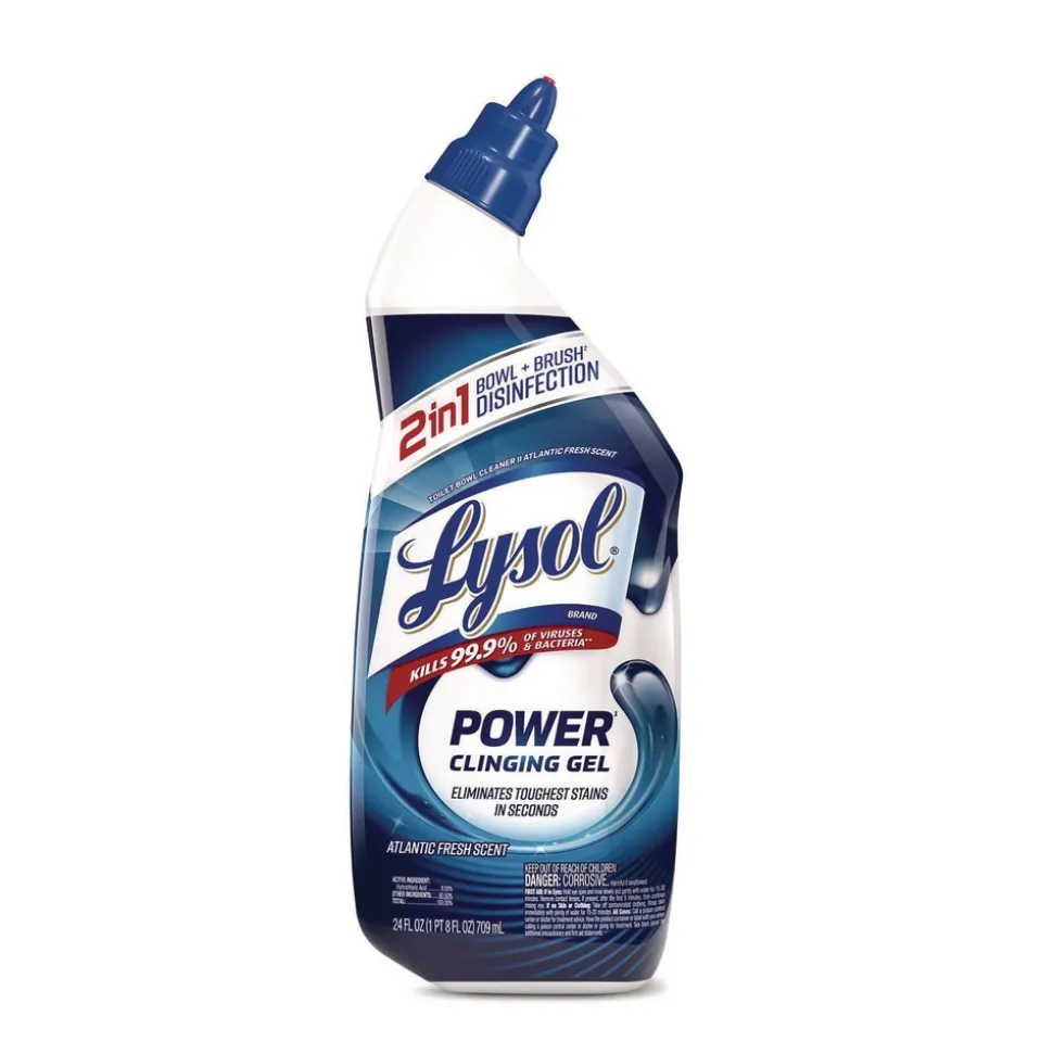 LYSOL Brand 24 oz Disinfectant Toilet Bowl Cleaner - Atlantic Fresh (9/Carton)