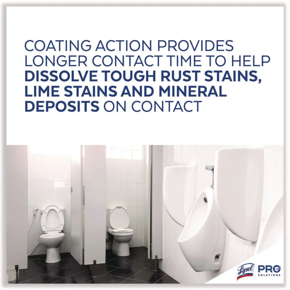 LYSOL Brand 24 oz Disinfectant Toilet Bowl Cleaner - Atlantic Fresh (9/Carton)