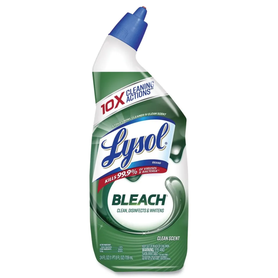 LYSOL Brand 24 oz Disinfectant Toilet Bowl Cleaner with Bleach (2/Pack)