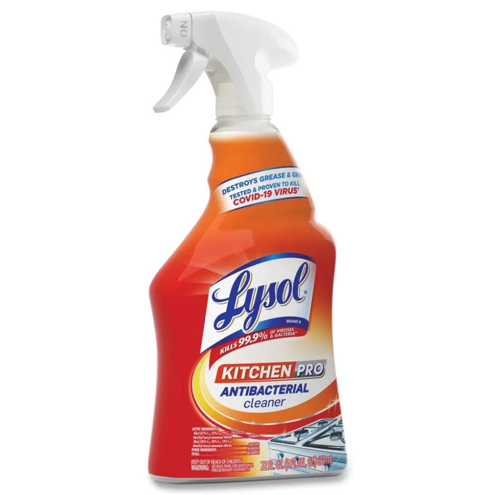 LYSOL Brand 22 oz Kitchen Pro Antibacterial Cleaner - Citrus Scent