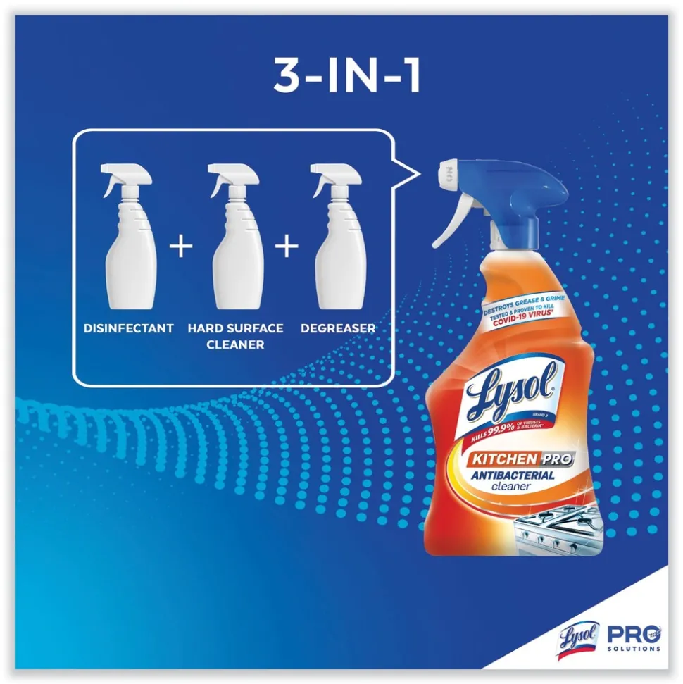 LYSOL Brand 22 oz Kitchen Pro Antibacterial Cleaner - Citrus Scent