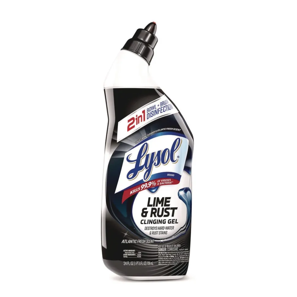 LYSOL Brand 24 oz. Lime & Rust Toilet Bowl Cleaner - Atlantic Fresh (9/Carton)