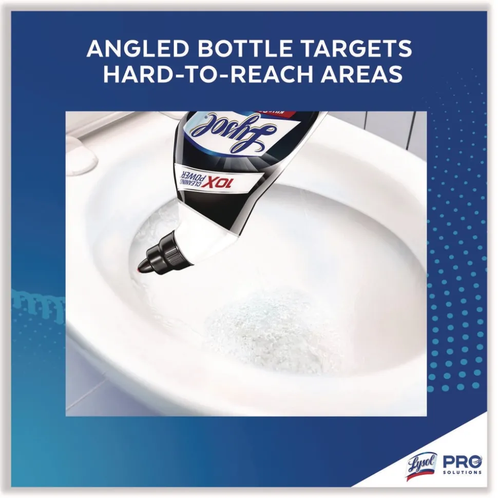 LYSOL Brand 24 oz. Lime & Rust Toilet Bowl Cleaner - Atlantic Fresh (9/Carton)