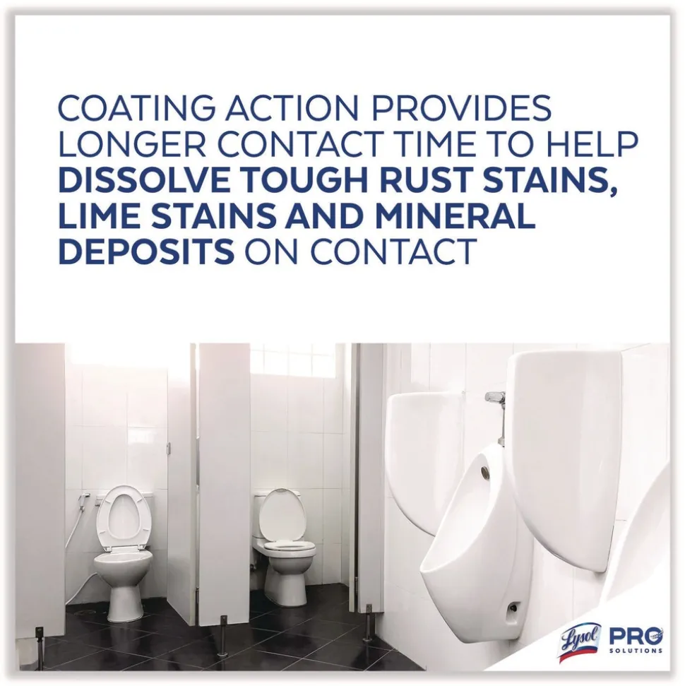 LYSOL Brand 24 oz. Lime & Rust Toilet Bowl Cleaner - Atlantic Fresh (9/Carton)