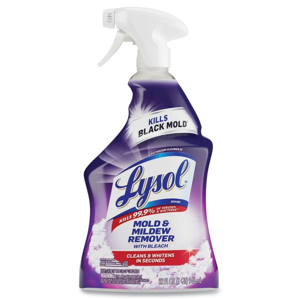 LYSOL Brand 32 oz. Spray Bottle Mold and Mildew Remover with Bleach (12/Carton)