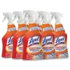 LYSOL Brand 22 oz. Spray Bottle Kitchen Pro Antibacterial Cleaner - Citrus Scent (9/Carton)